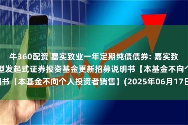 牛360配资 嘉实致业一年定期纯债债券: 嘉实致业一年定期开放纯债债券型发起式证券投资基金更新招募说明书【本基金不向个人投资者销售】(2025年06月17日更新)