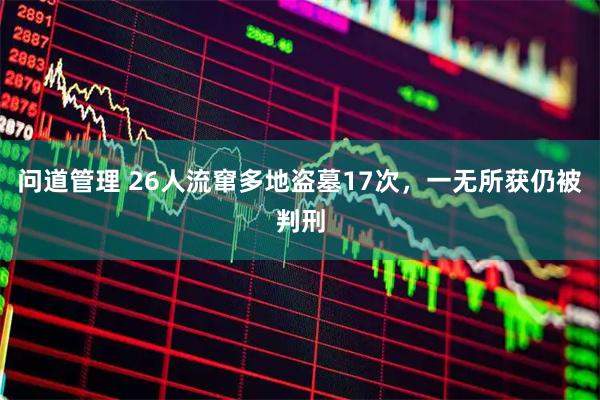 问道管理 26人流窜多地盗墓17次，一无所获仍被判刑